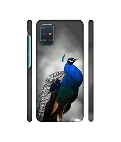 Image of Amazon Brand - Solimo Designer Peacock 3D Printed Hard Back Case Mobile Cover for Samsung Galaxy A51