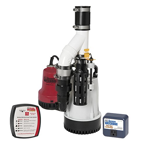 Basement Watchdog Combo Pre-Assembled 1/3 HP Primary Plus Battery Backup Sump Pump System