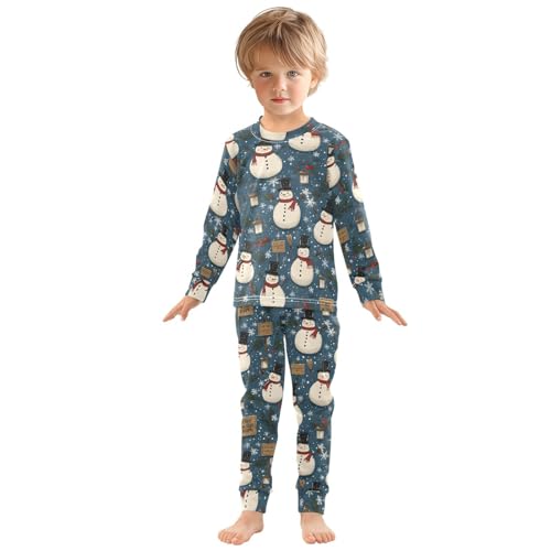 Pjs Sets Christmas Snowman Pajama Sets,Long Sleeve Sleepwear Sets 12M 202b81553