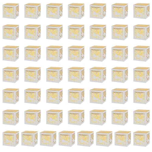 50PCS Eid Festival Candy Boxed Creduted School Celebration And Store Promotion Eid Candy Boxesに適した実用的な素材で作られています