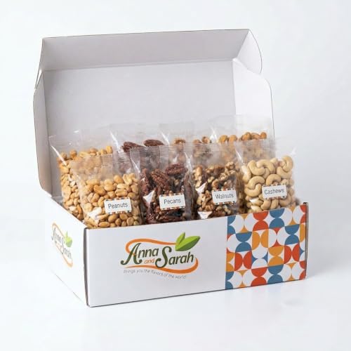 Anna and Sarah Honey Roasted Mixed Nuts Gourmet Snack Gift Box
