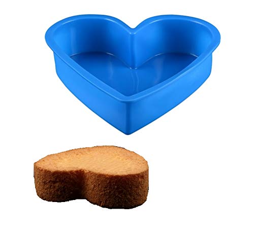 Mayr & Huber Haushaltswaren Molde de silicona con forma de corazón y corazón