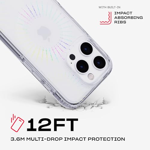Coque iPhone 16 Pro Tech21 EvoSparkle transparente MagSafe antichoc protection fine