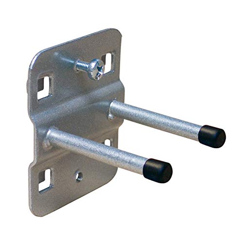 ADB Werkzeughalter Lochwand Lochwandhaken 50-150 mm doppelt gerades Hakenende, Farbe (RAL):Weissaluminium (RAL 9006), Länge:150 mm