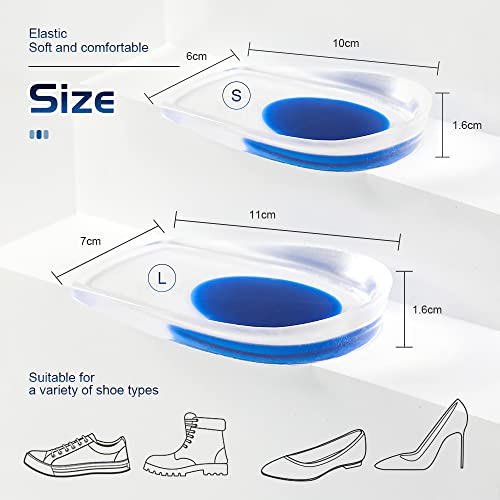 Cuscinetti in gel per tallone in silicone per