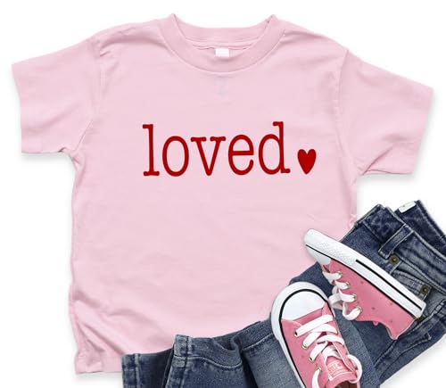 Kids Valentine Day Loved Shirt, Boys and Girls T-Shirt, Love Tshirt for Vday4