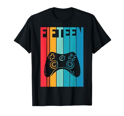15 años cumpleaños Regalo Gamer Retro Video Game Chicos Camiseta