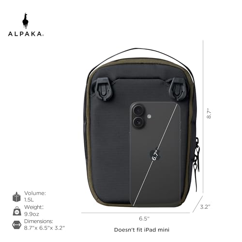 Image of ALPAKA Metro Sling V2, RFID Blocking Small Crossbody Sling Bag & Handle Carry Bag, Adjustable & Detachable Shoulder Strap Bag