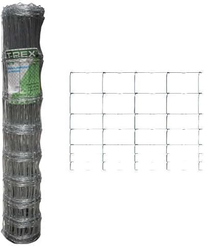 Red pastoral anudada con alambre de acero galvanizado fuerte de alta resistencia.