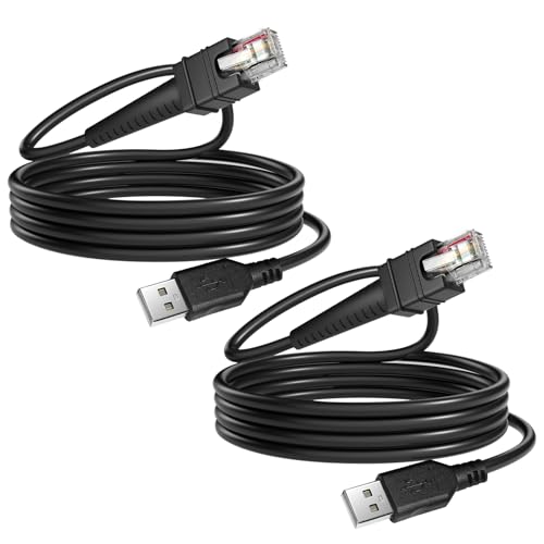 Câble USB blindé pour Zebra DS3678, pack de 2 cordons pour votre entrepôt