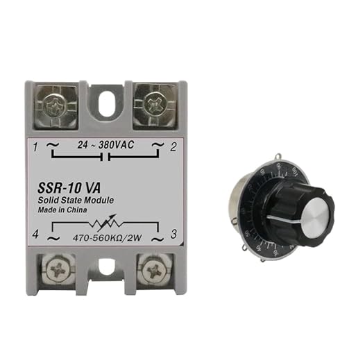SSR regulador de voltaje CA 24-380V para el control térmico exacto de hornos artesanales