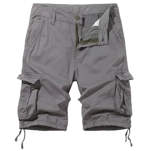 Short cargo homme en coton anti-transpiration à poches pour le quotidien