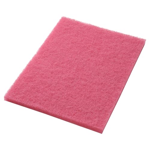 Americo Flamingo Auto Scrubbing Floor Pad, Helps Remove Shoe Heel Marks, 14"x28", 5 Pads/Case, Made in USA