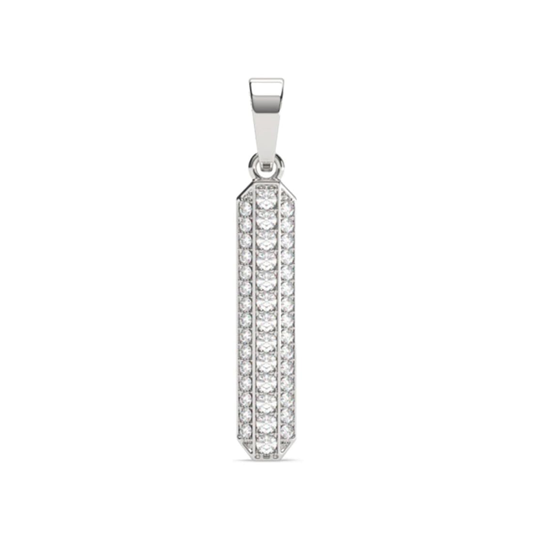Pure 925 Sterling Silver Walter Men Pendant Necklace | With or Without Chain | Gift for Men & Boys |Platinum Plated, Swiss Zircon-image-22