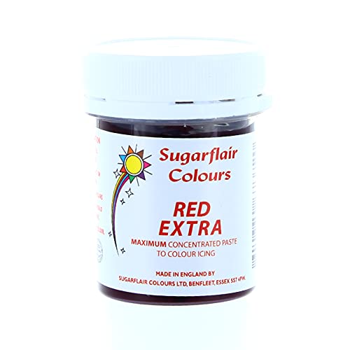 Sugarflair Maximum Strength Edible Food Colouring Paste for Decorating Cakes, Cookies and Desserts