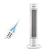 Fan Fan Nan Ventilador de Torre oscilante de 28"con Control Remoto, Ventilador eléctrico de refrigeración Delgado de 55 W con 3 velocidades, 3 Modos de Viento Brisa Fresca
