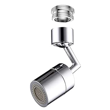 Lozzby Splash Filter Faucet Aerator Universal Rotating Faucet Extender with Various Faucet Adapter, Faucet Sprayer Attachment for Kitchen Sink Bathroom