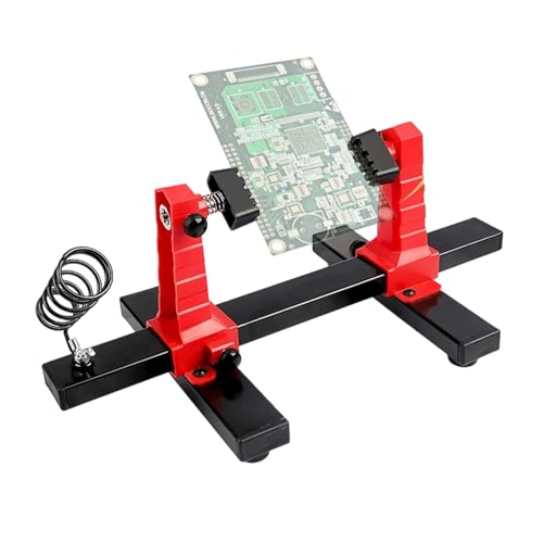 Soporte de PCB ajustable metálico con pinza giratoria estable 2