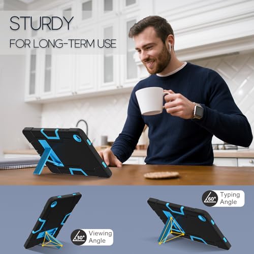 Coque Samsung Galaxy Tab A9 Plus antichoc, étui robuste anti-chute avec support béquille - 4