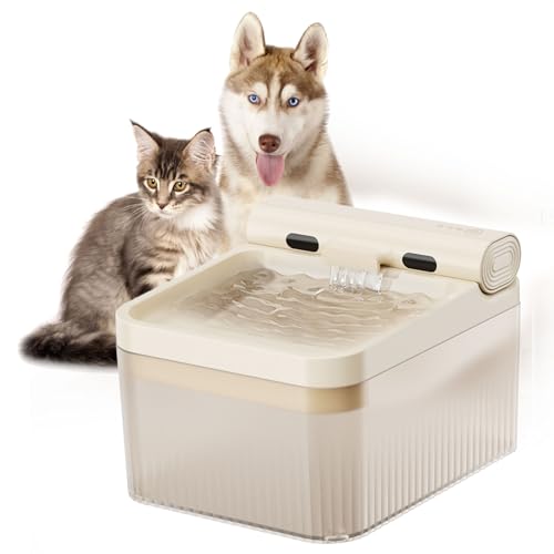 Fuente automática de agua para gatos y perros 4L blanca