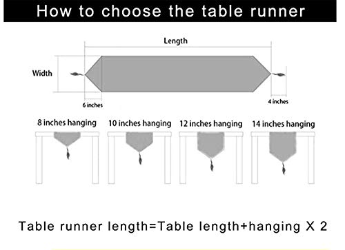 Caflife Red And Gold Table Runner 13 X 72 Inches For Wedding Party Christmas Holiday Bachelorette Holiday Celebration Bridal Shower Decoration,For Coffee Table Dresser And Dining Table Runner #TOP3