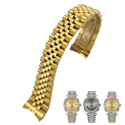 Bracelet montre 20 mm acier bicolore pour sublimer votre Datejust au quotidien