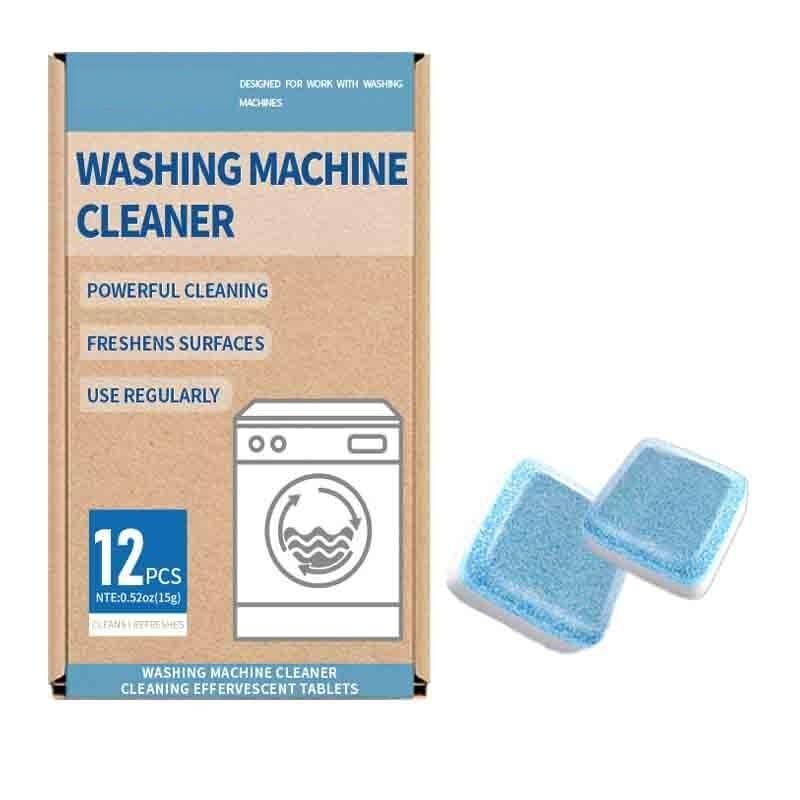 Waschmaschinenreiniger-Tabletten 12 Stück Waschmaschinen-Reinigungstabletten(Two boxes)