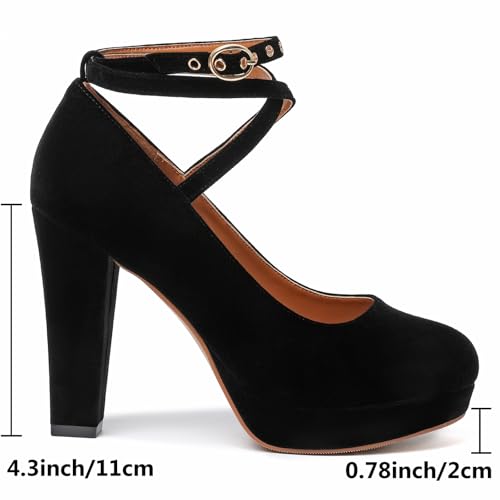 Image of Mostrin Fashion Vintage Womens Small Bowtie Platform Pumps Ladies Sexy High Heeled Shoes