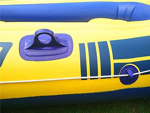 Kayak gonflable de pêche résistant aux crevaisons avec filet - 7