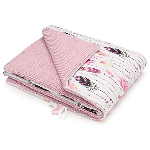 EliMeli BABYDECKE Kuscheldecke 100% Baumwolle Cover