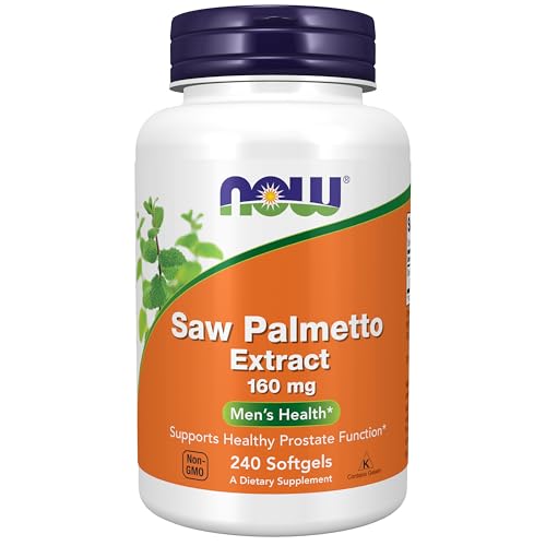 NOW Foods Supplements Saw Palmetto Extract (Serenoa repens) 160 mg Mens Health* 240 Softgels