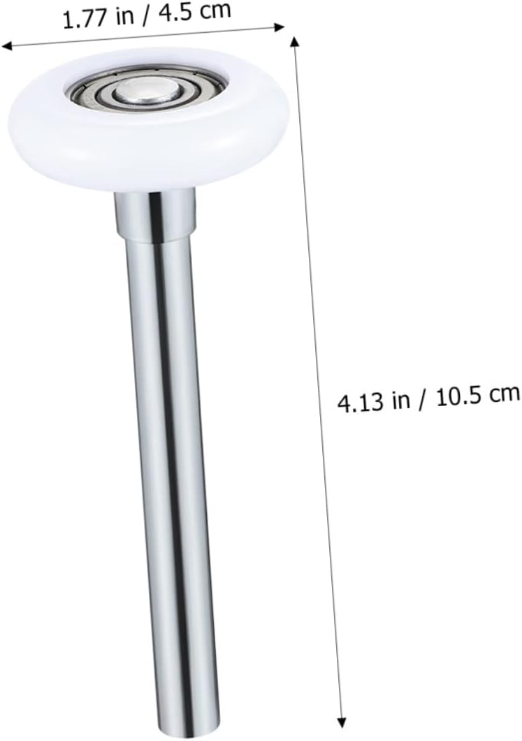 8pcs Quiet Nylon Garage Door Rollers with Stem Precision Bearings for Smooth Operation Durable Replacement Rollers Easy to Install for All Garage Doors