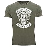 See You in Valhalla ...und in einem lässigen Shirt mit Viking Warrior dürfte der Eintritt ins Paradies der bärtigen Wikingerhelden ja wohl ein Klacks werden.