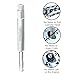 DPTOOL 14mm Back Tap Spark Plug Thread Repair Tool M14x1.25 Thread Chase Tap for Repairing Threads and Preventing Metal Shavings from Entering The Cylinder, 5.27'' Long