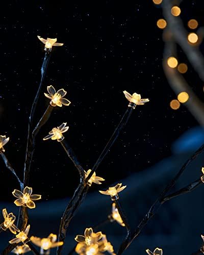 WeRChristmas 5ft Pre-Lit 200 LED Illuminated Cherry Blossom Tree