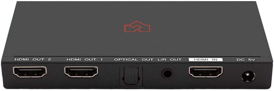 1x2 HDMI 2.0 Splitter Distribution Amplifier/w Audio De-Embedded & Downscale 18Gbps / VLSP-AS12H20