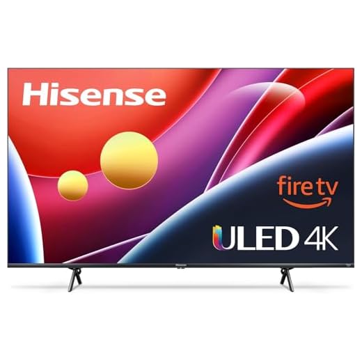 Hisense 75-Inch Class U6HF Series ULED 4K UHD Smart Fire TV (75U6HF, 2024) - QLED, 600-Nit Dolby Vision, Game Mode Plus VRR, HDR 10+, 240 Motion Rate, MEMC, Voice Remote, Compatible with Alexa, Black