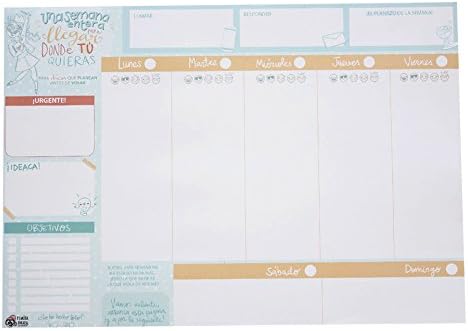 Pedrita Parker 00028 – A4 Planner, 210 x 297 mm, Blue [Cannot Guarantee English]