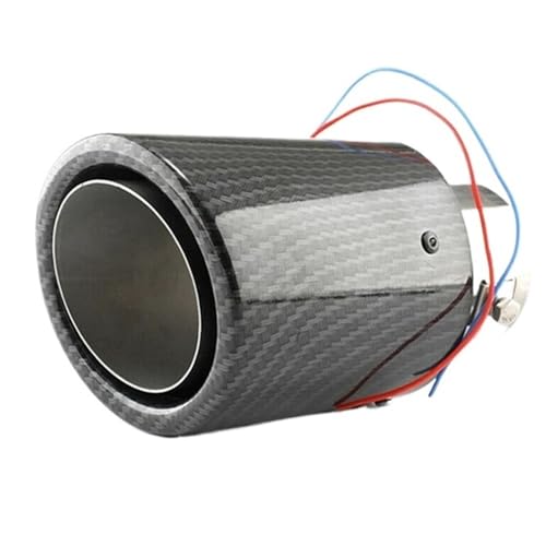 Silenciador universal de escape modificado para coche con tubo luminoso deportivo