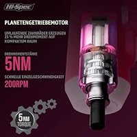 Hi-Spec 3.6V USB Wiederaufladbarer Elektrischer Pinker Akkuschrauber – Ansicht 4