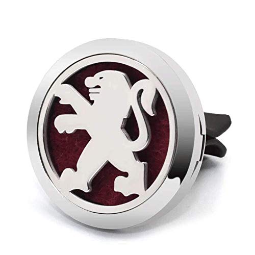 Fitracke - Ambientador de aire para coche con clip de ventilación de aceite, aromaterapia, difusor de ambientador, con 10 almohadillas de repuesto (10 colores)