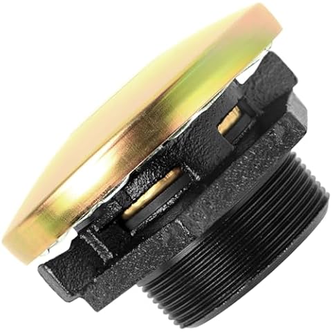 Transfer Tank Vented Fuel Cap w/Threaded Neck,Diesel Tank Cap with 2 Inch Base,Fuel Venting Pressure Tank Cap for Diesel Transfer Tank,Fuel Transfer tank,Vented Fuel Storage Tank & Auxiliary Fuel Tank Cover