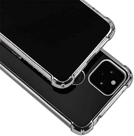 Skinit Clear Phone Case Compatible with Google Pixel 4a 5G - Black and White Camo American Flag Design