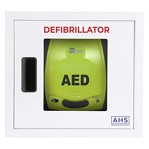 American Hospital AED Cabinet | AED Defibrillator Wall Mounted Storage Cabinet Non Alarmed White | Large Fits Zoll/Cardiac Science/All Brands - Thumbnail 2
