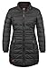 Produktbild Blend SHE Carlotta Damen Steppmantel Übergangsmantel Lange Jacke gefüttert mit Stehkragen, Größe:M, Farbe:Phantom Grey (70010)
