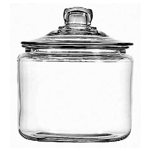 Anchor Hocking 3-Quart Heritage Hill Jar with Glass Lid, Set of 1