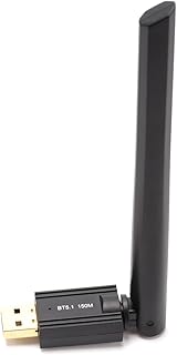 USB Bluetooth 5.1 Adapter, Long Range 150M Wireless Audio Dongle Transmitter Receiver for Bluetooth Mouse Keyboard Speakers Headphones Desktop Laptop PC Compatible with Windows 7/8.1/10/11