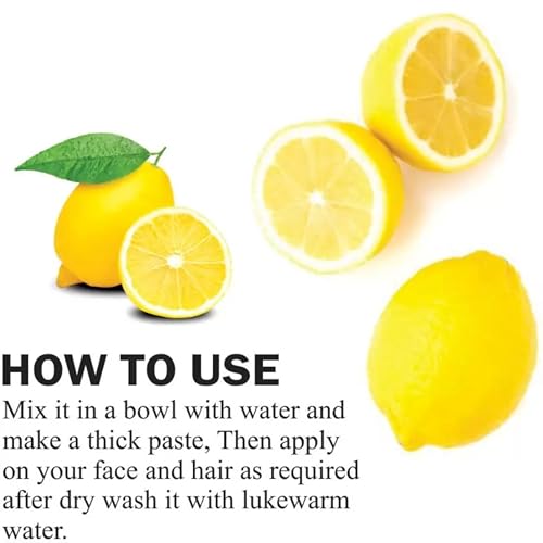 Image of Bioleaf Botanicals Lemon Peel Powder | 100% Pure & Natural | For Glowing Skin, Dandruff Control & Oil Balance | Rich in Vitamin C for Face & Hair Packs | Chemical-Free - 300g