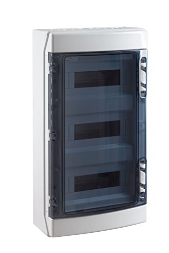 Caja de distribución IDE CDP36PT3F IP65 de 36 módulos divididos en 3 filas para mayor orden