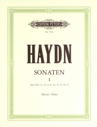 EDITION PETERS HAYDN JOSEPH - SONATAS VOL.1 - PIANO Classical sheets Piano